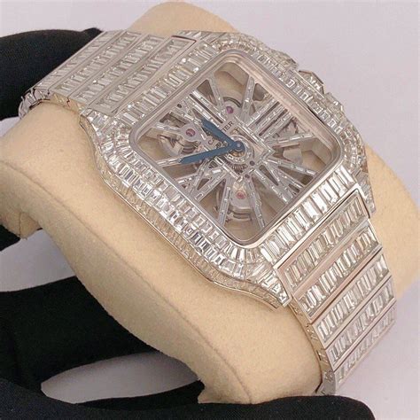 baguette diamonds watch